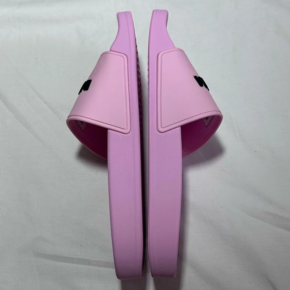 Balenciaga | Pink Pool Slides Logo Sandals | 36 - Picture 6 of 11